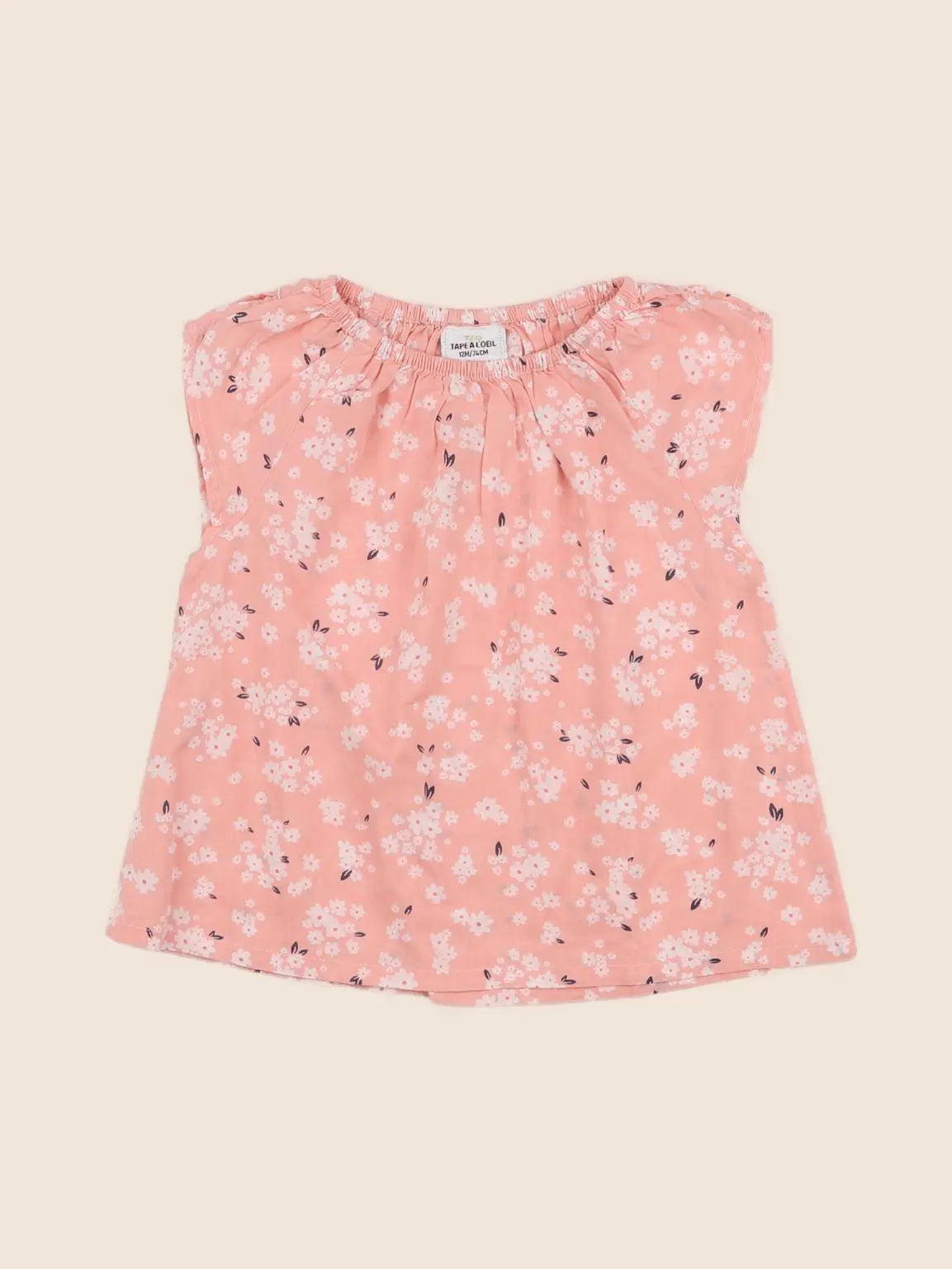 Tape à l'oeil - blouse rose - 12 mois