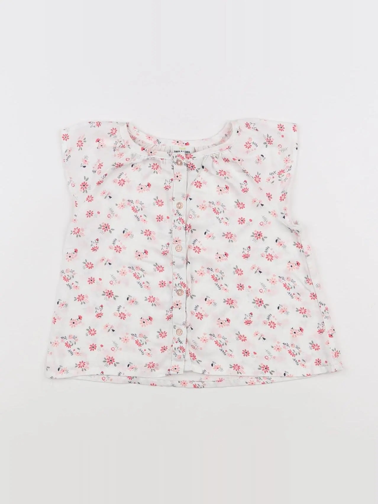 Tape à l'oeil - blouse blanc - 12 mois