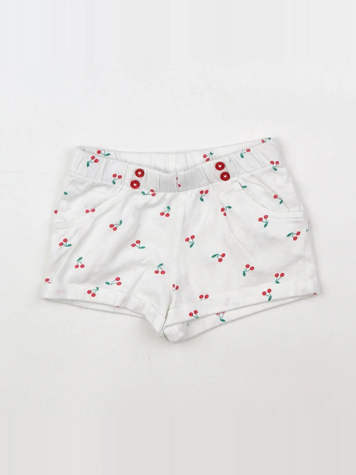 Boutchou - short blanc - 12 mois
