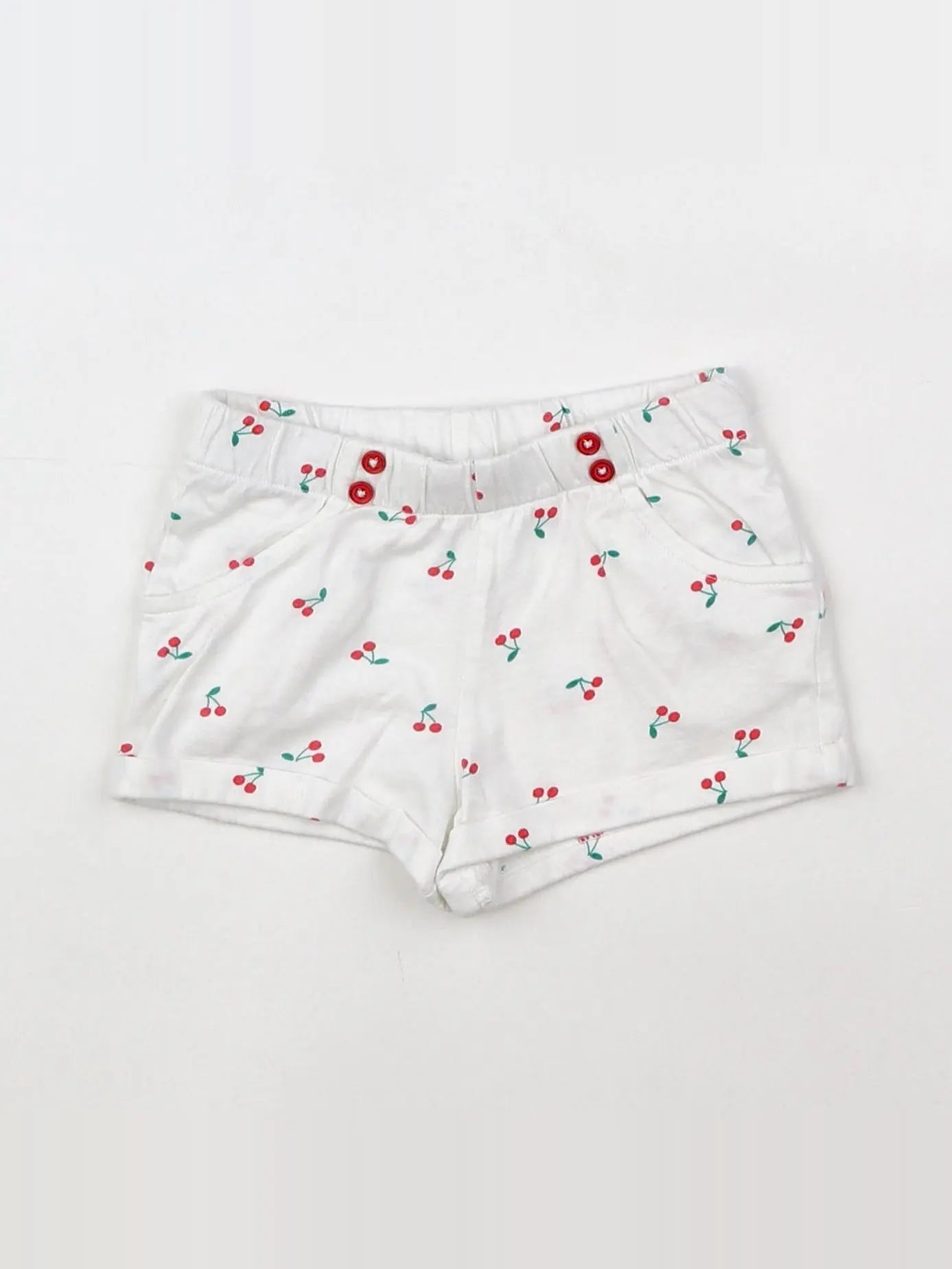 Boutchou - short blanc - 12 mois