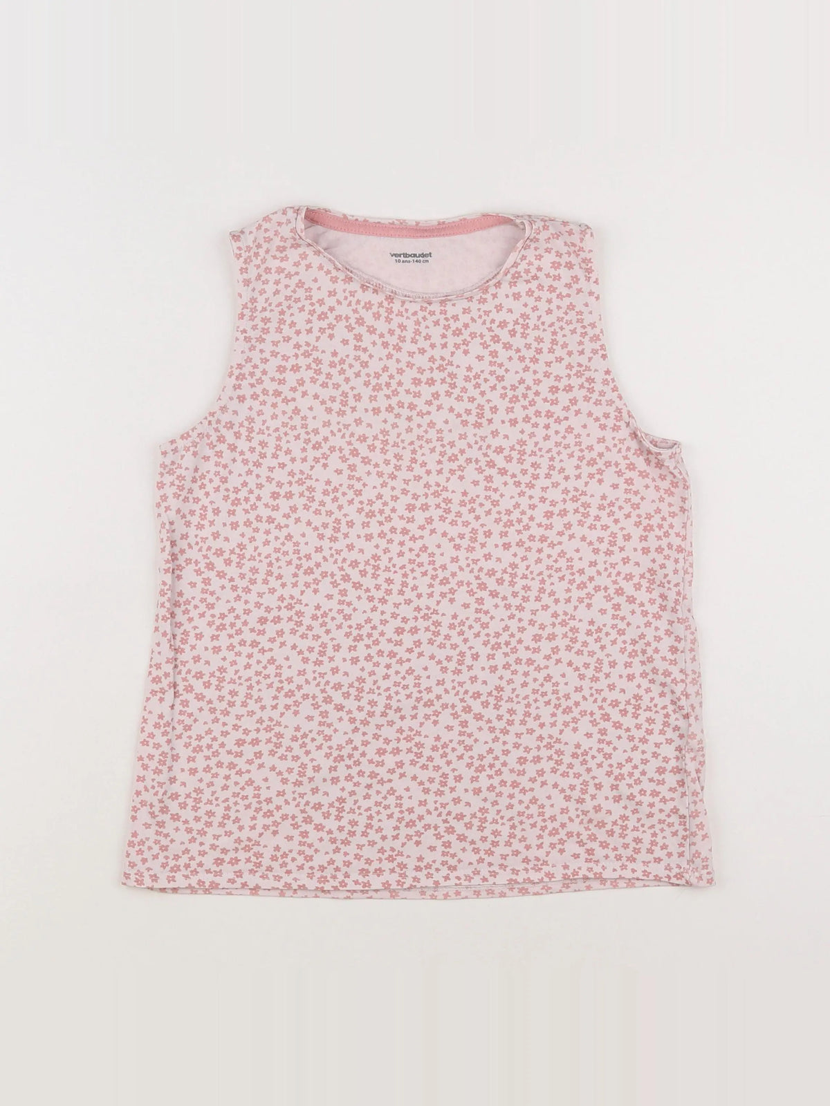 Vertbaudet - débardeur rose, beige - 10 ans