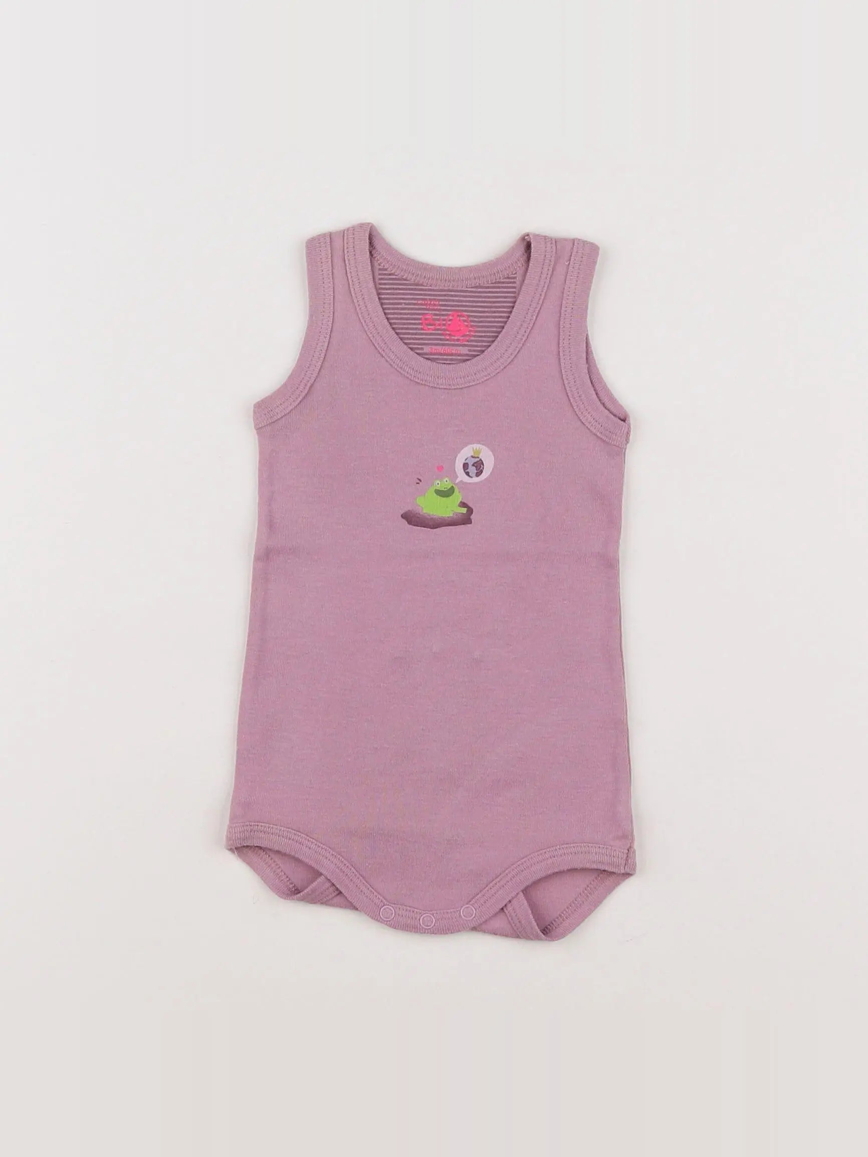 Petit Bateau - body violet - 3 mois