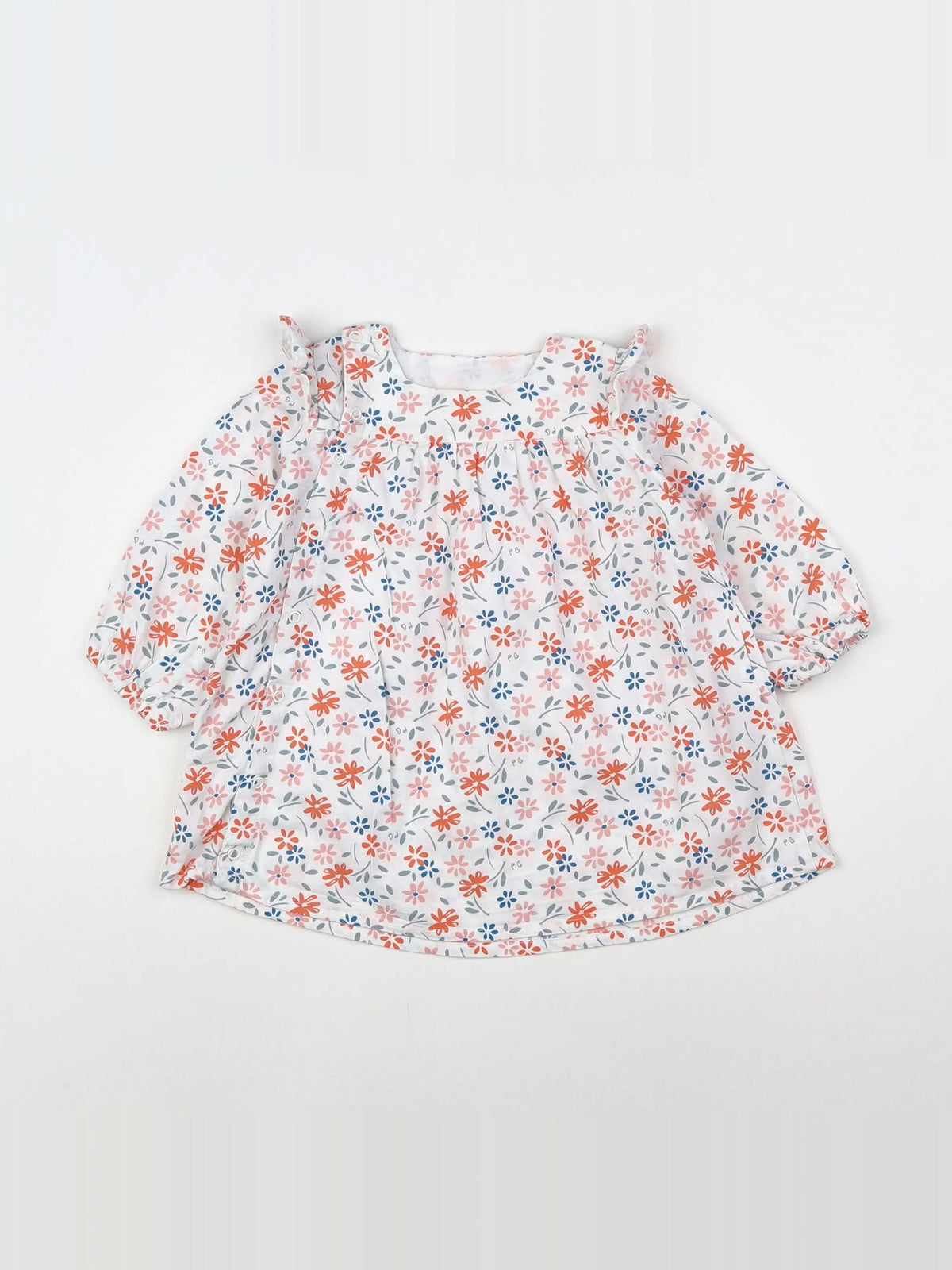 Petit Bateau - robe multicolore - 12 mois