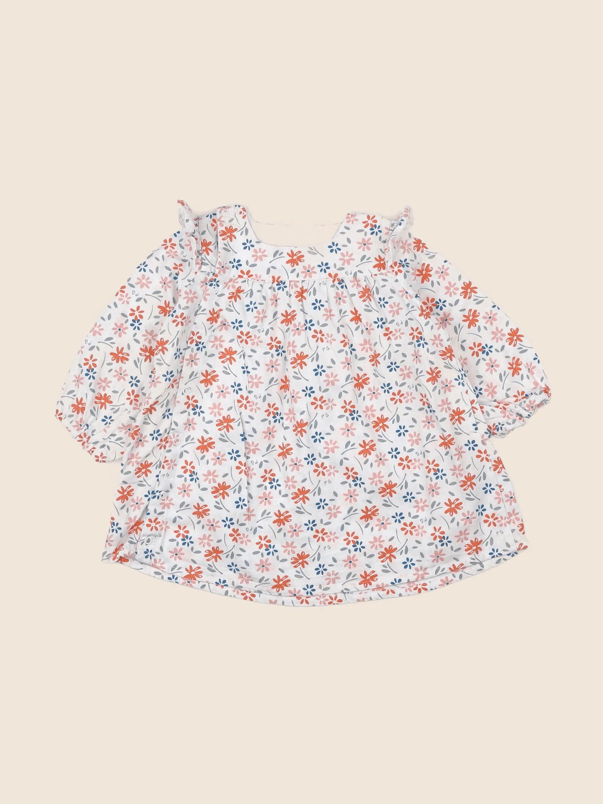 Petit Bateau - robe multicolore - 12 mois