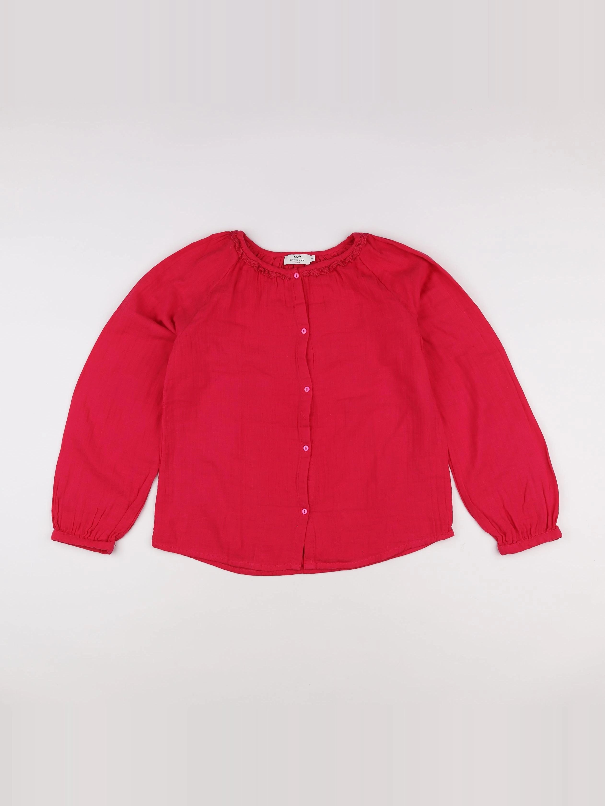 Cyrillus - blouse rose - 12 ans
