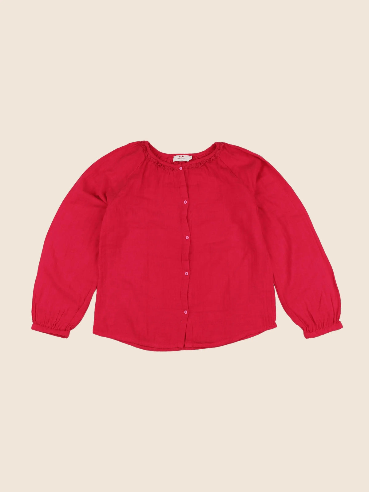 Cyrillus - blouse rose - 12 ans