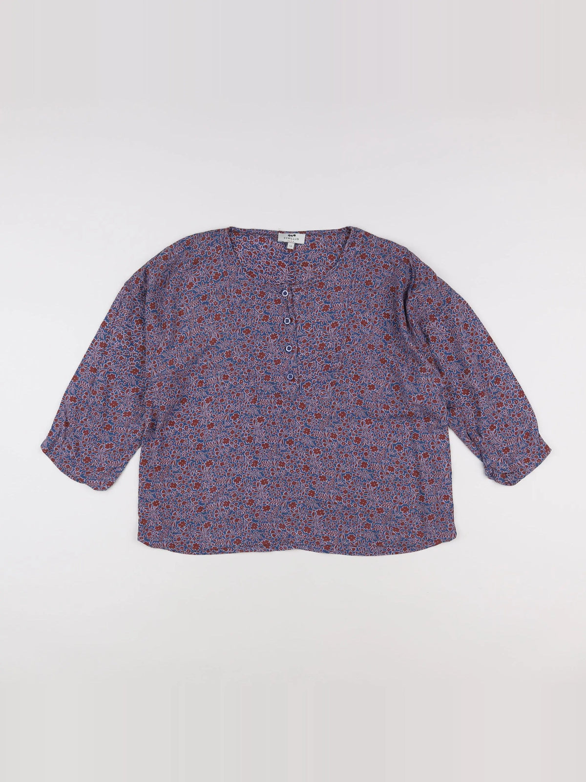 Cyrillus - blouse multicolore - 12 ans