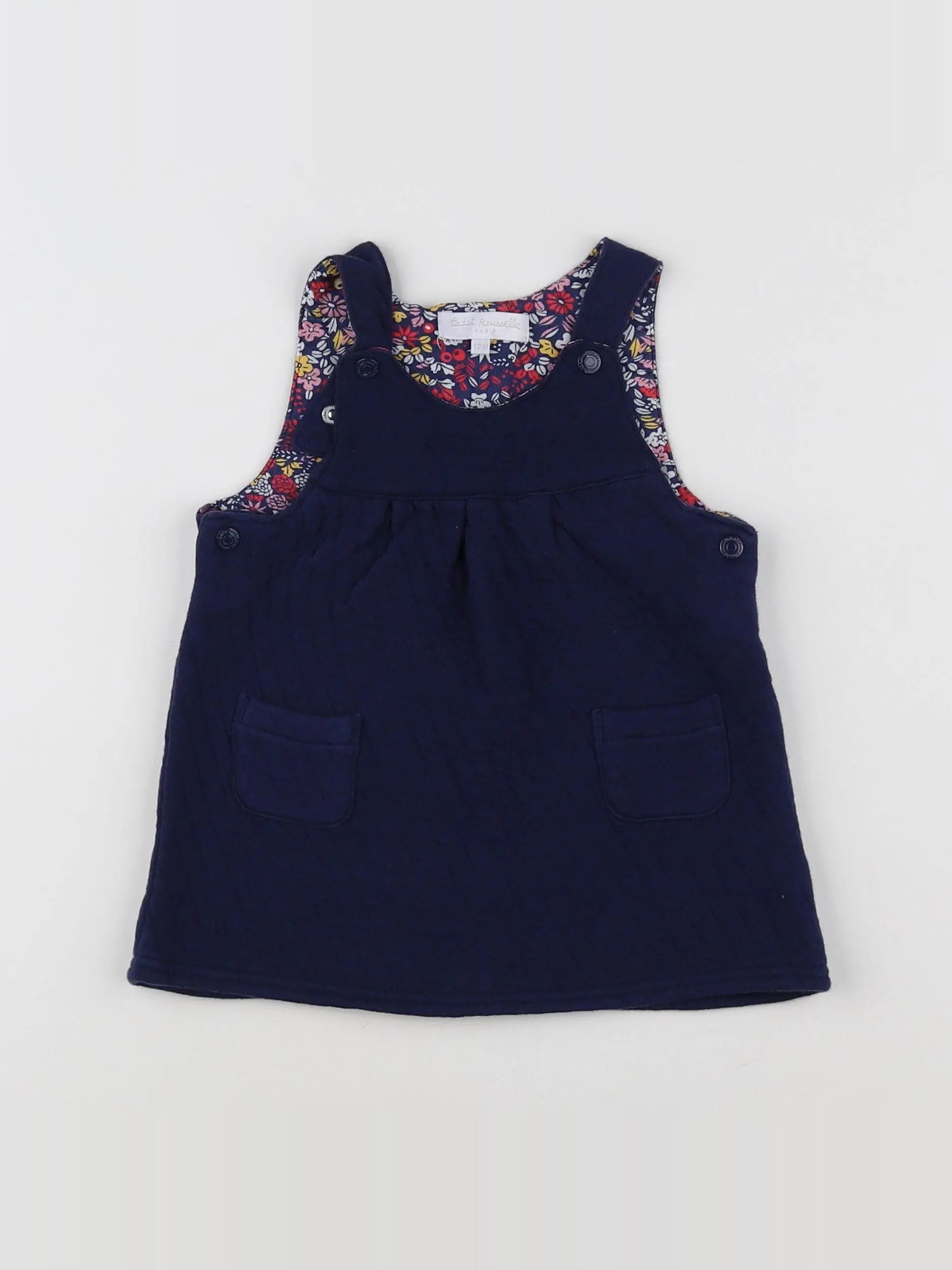 Cadet Rousselle - robe bleu - 12 mois