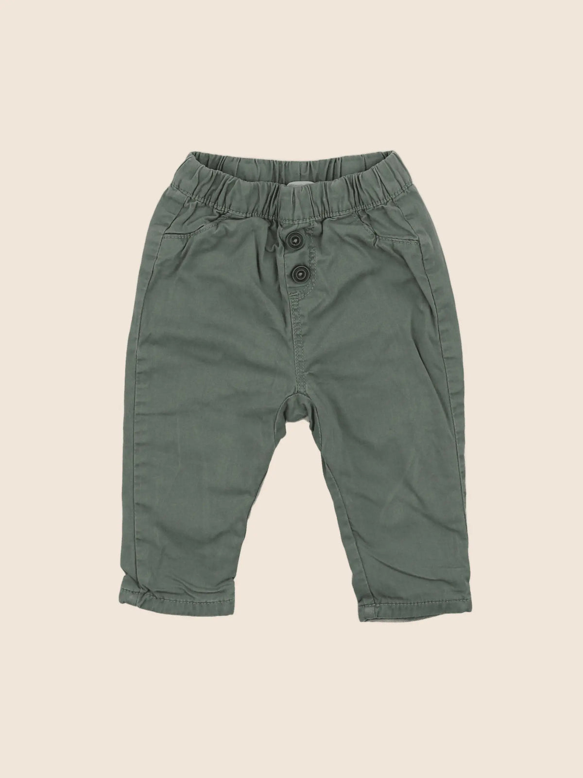 Tape à l'oeil - pantalon vert - 6 mois