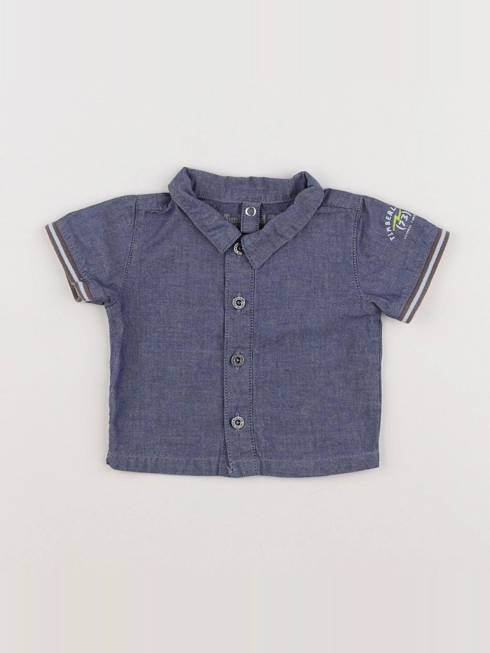 Timberland - chemise bleu - 3 mois