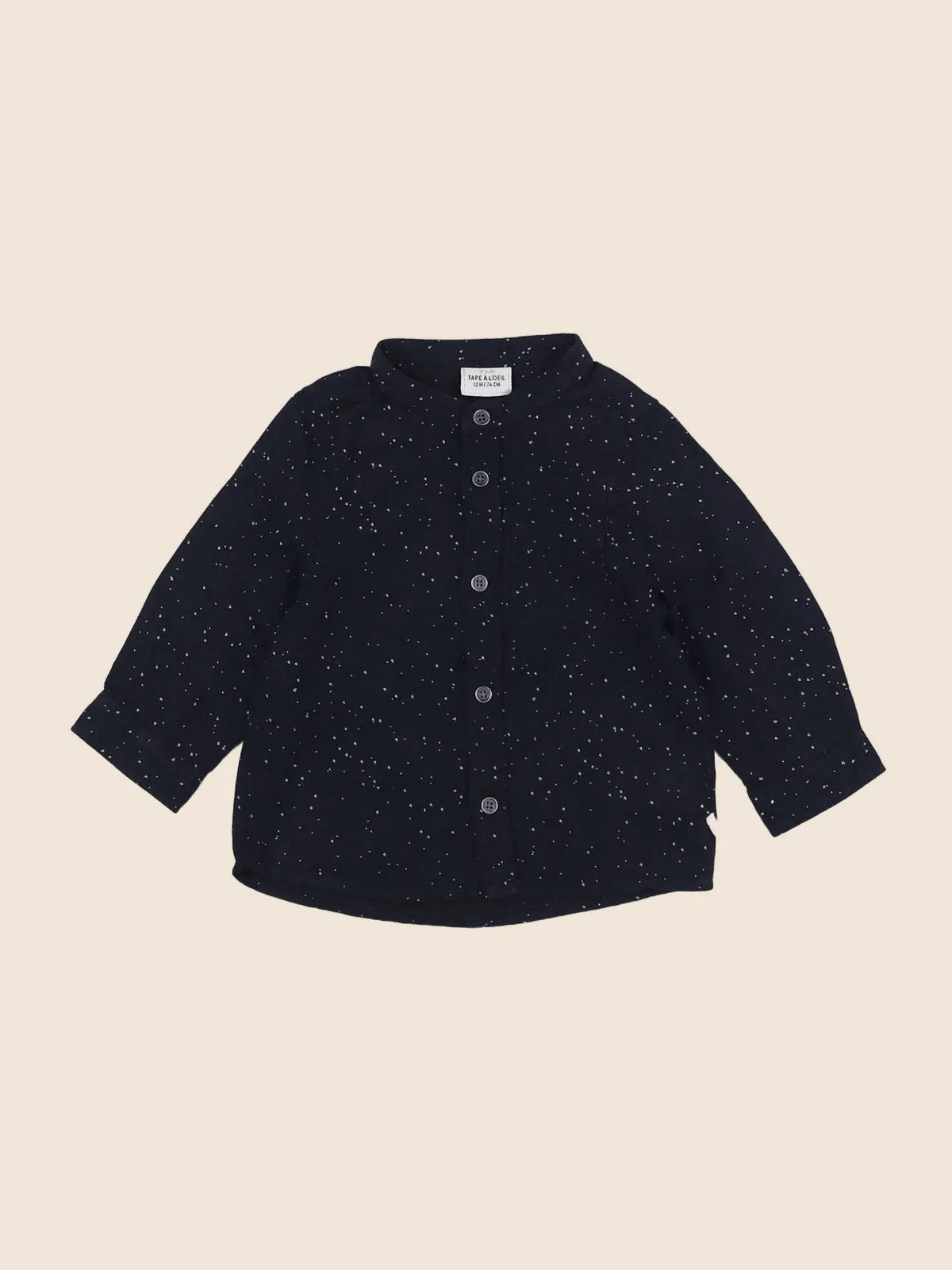 Tape à l'oeil - chemise bleu - 12 mois