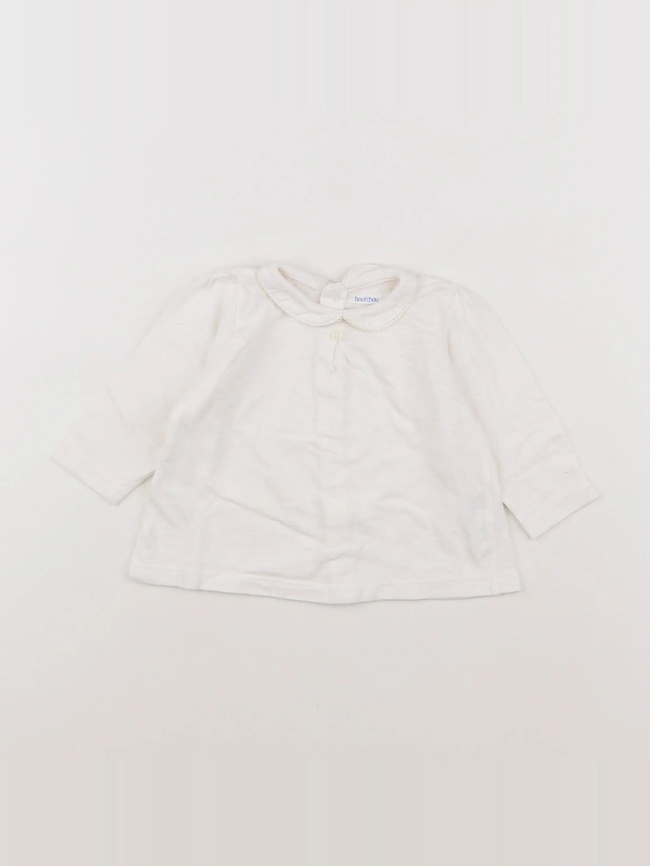 Boutchou - tee-shirt blanc - 6 mois