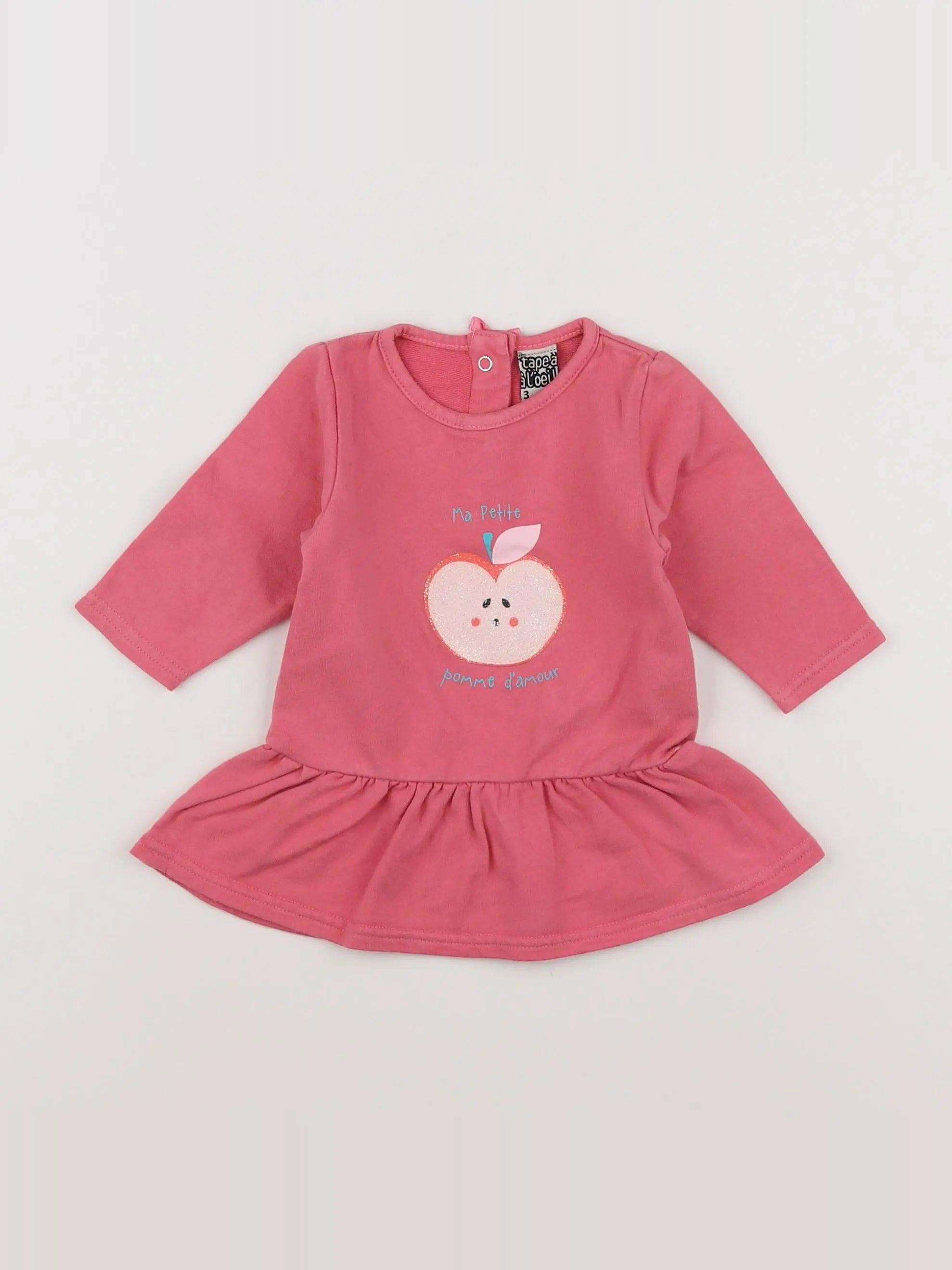 Tape à l'oeil - robe rose - 3 mois