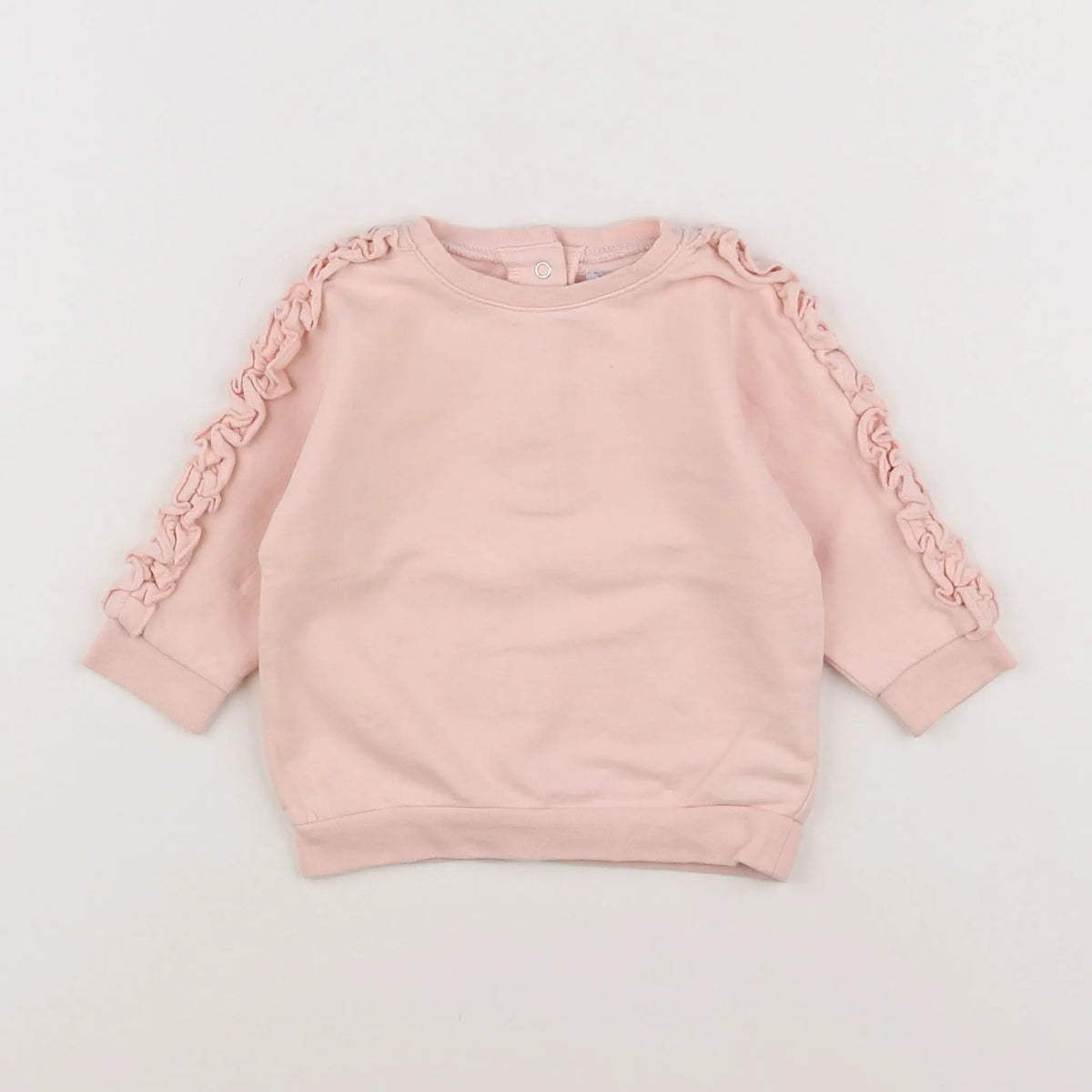Vertbaudet - sweat rose - 6 mois