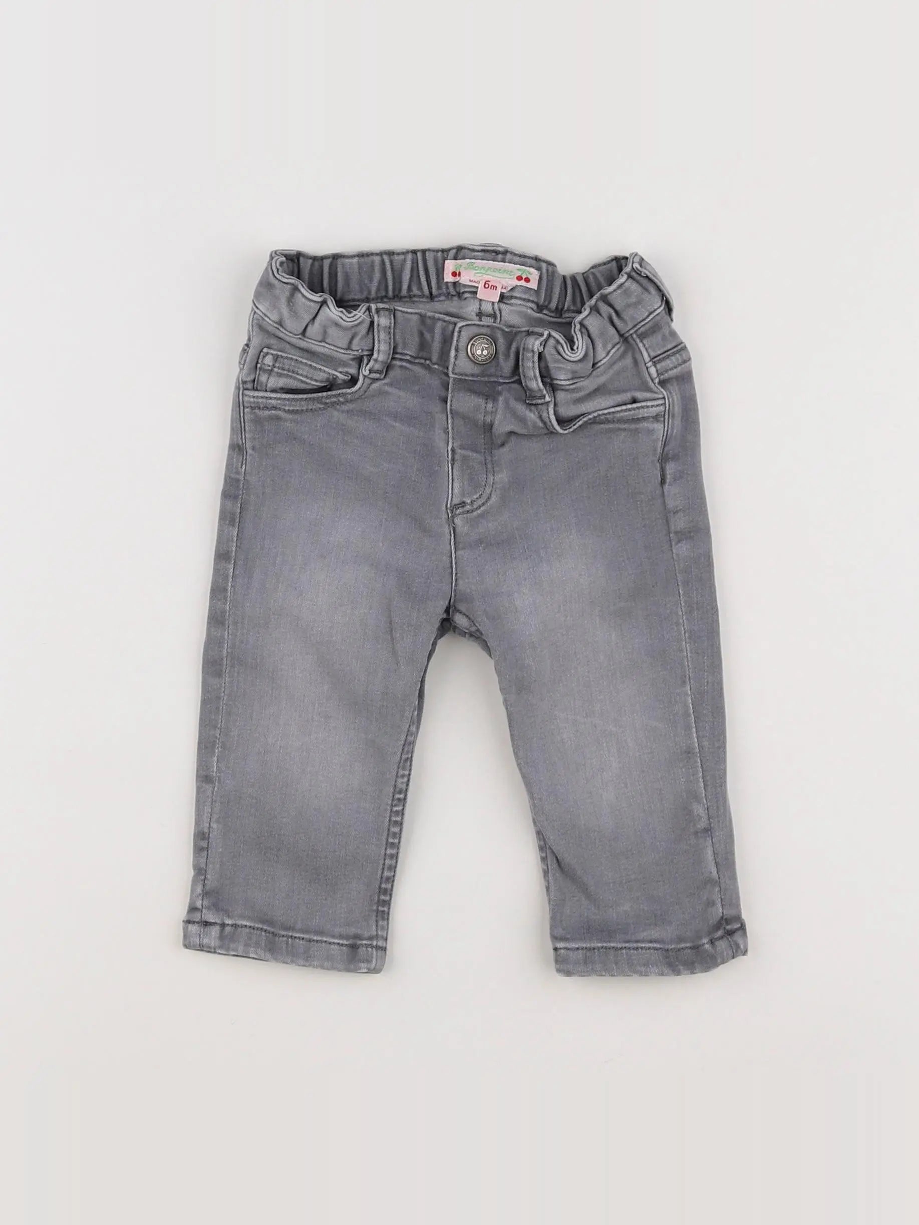 Bonpoint - jean gris - 6 mois