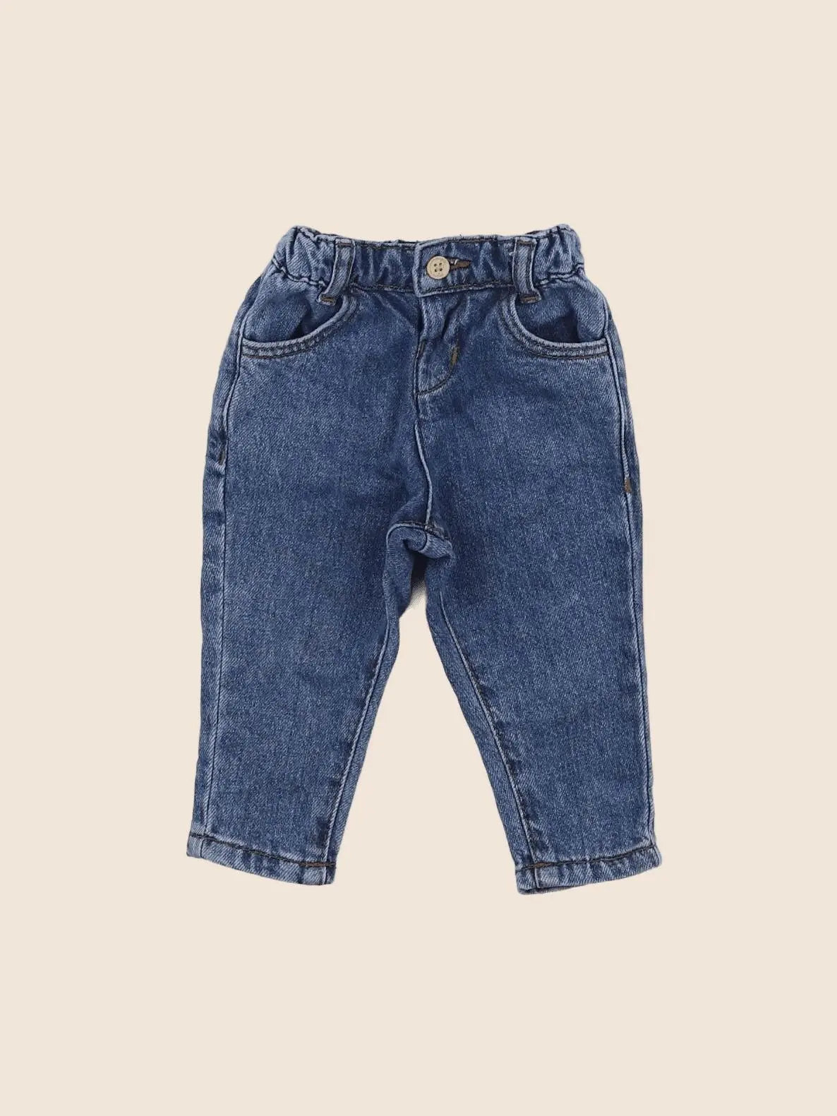 Vertbaudet - jean bleu - 3 mois