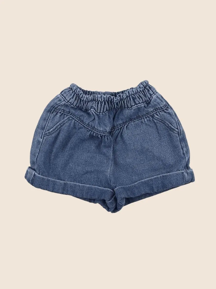Vertbaudet - short bleu - 3 mois