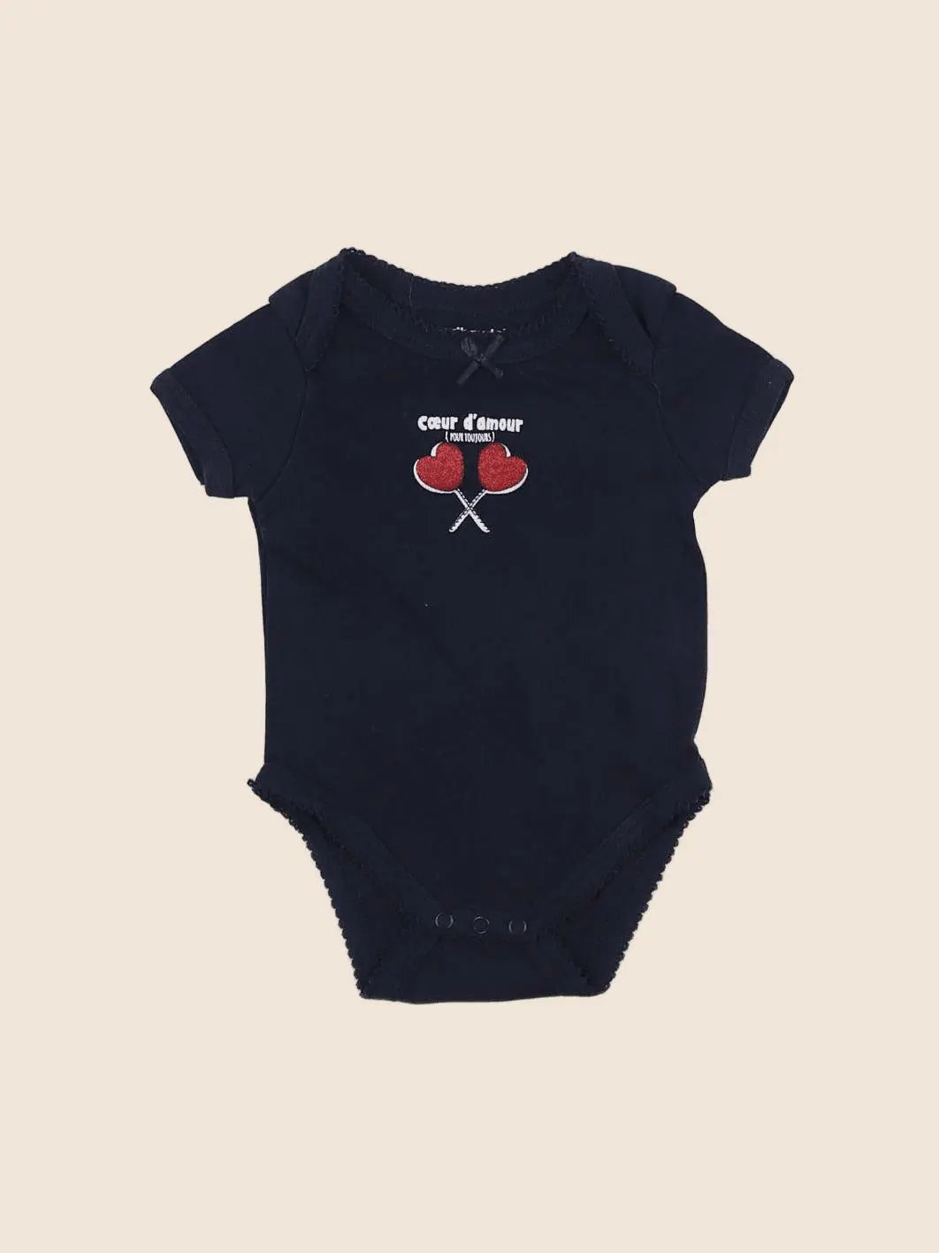 Vertbaudet - body bleu - 3 mois