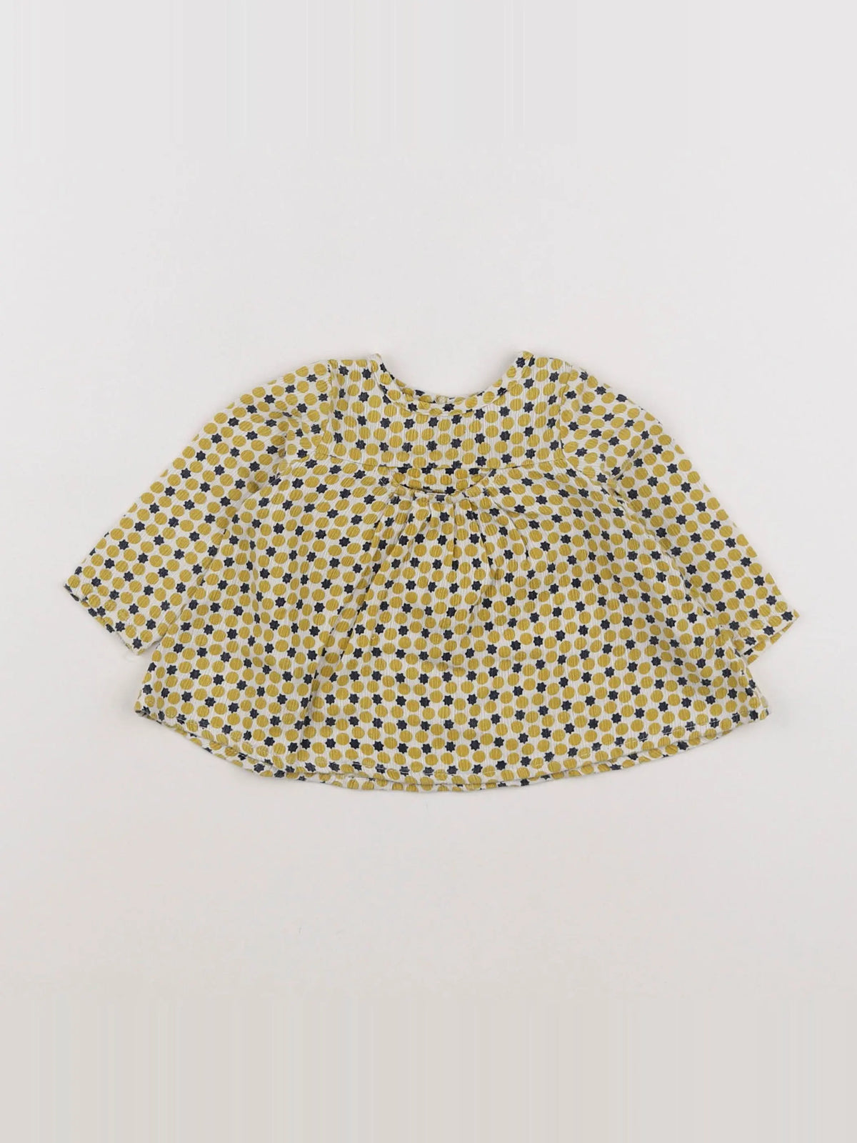 Catimini - blouse jaune - 9 mois