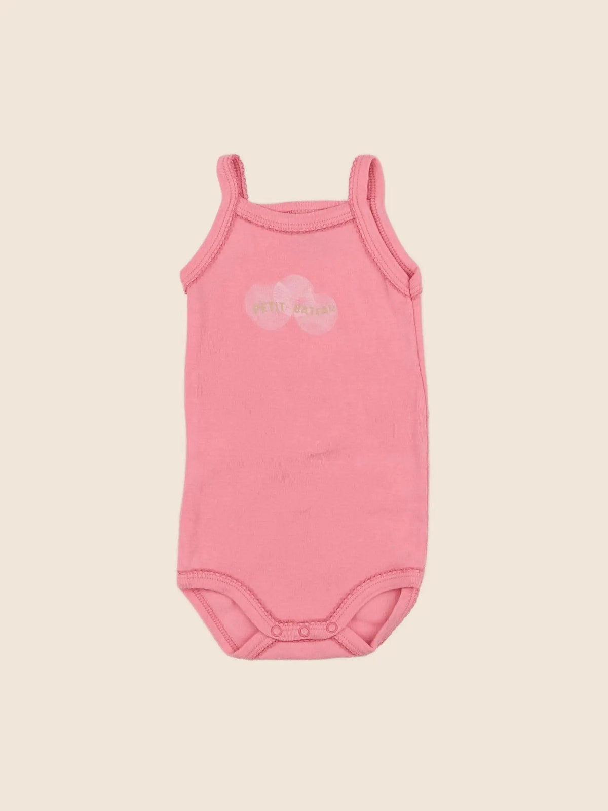 Petit Bateau - body rose - 3 mois