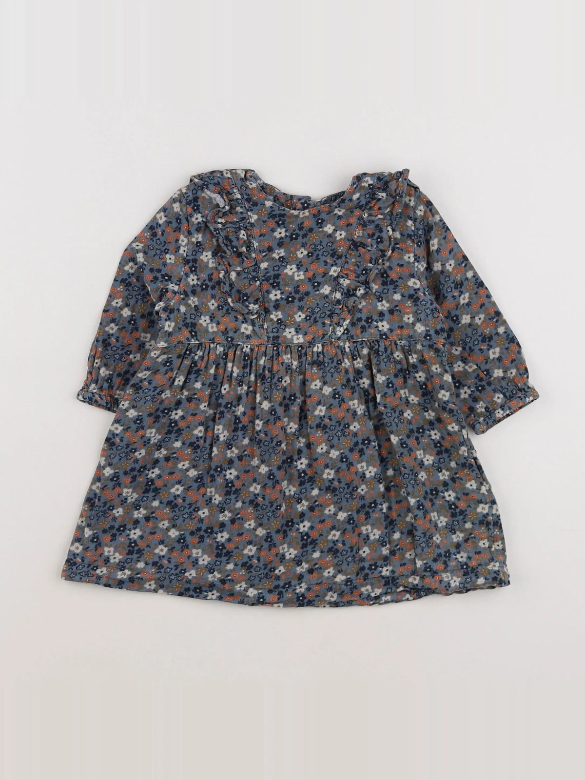 Petit Bateau - robe multicolore - 12 mois