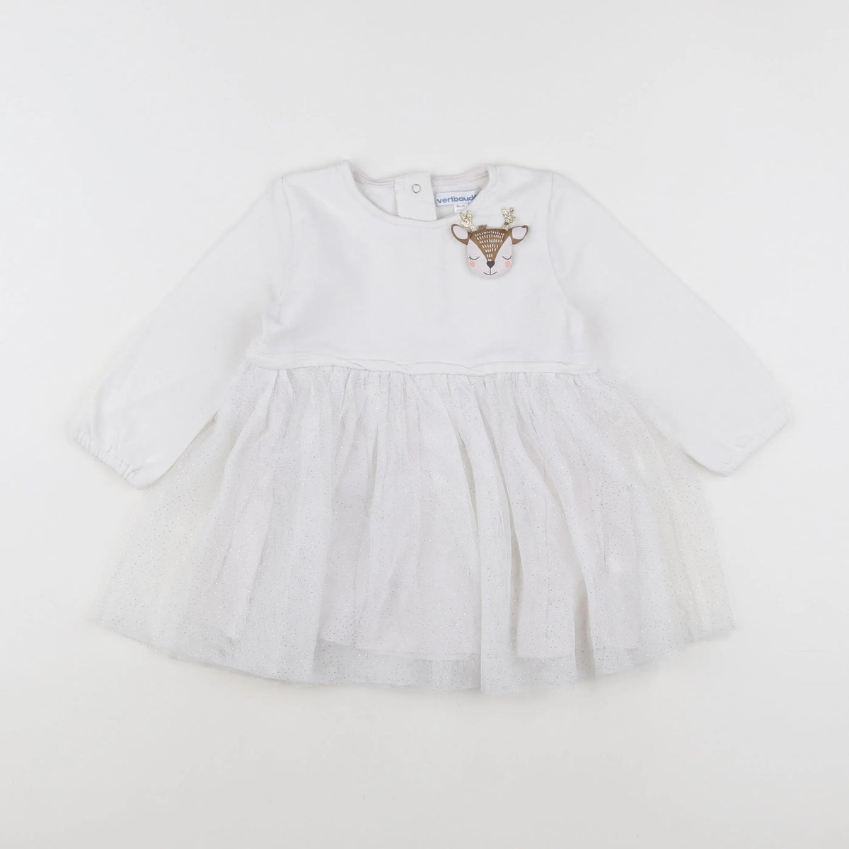 Vertbaudet - robe blanc - 2 ans