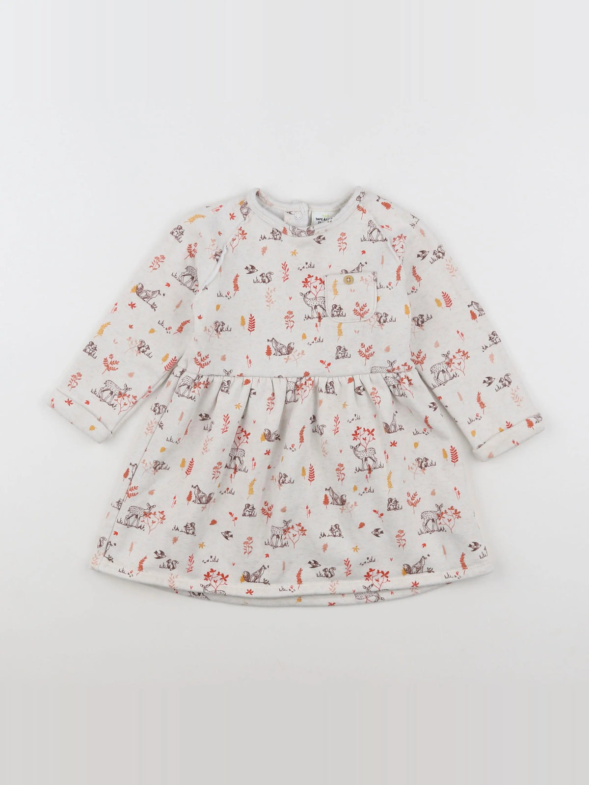 Tape à l'oeil - robe gris - 2 ans