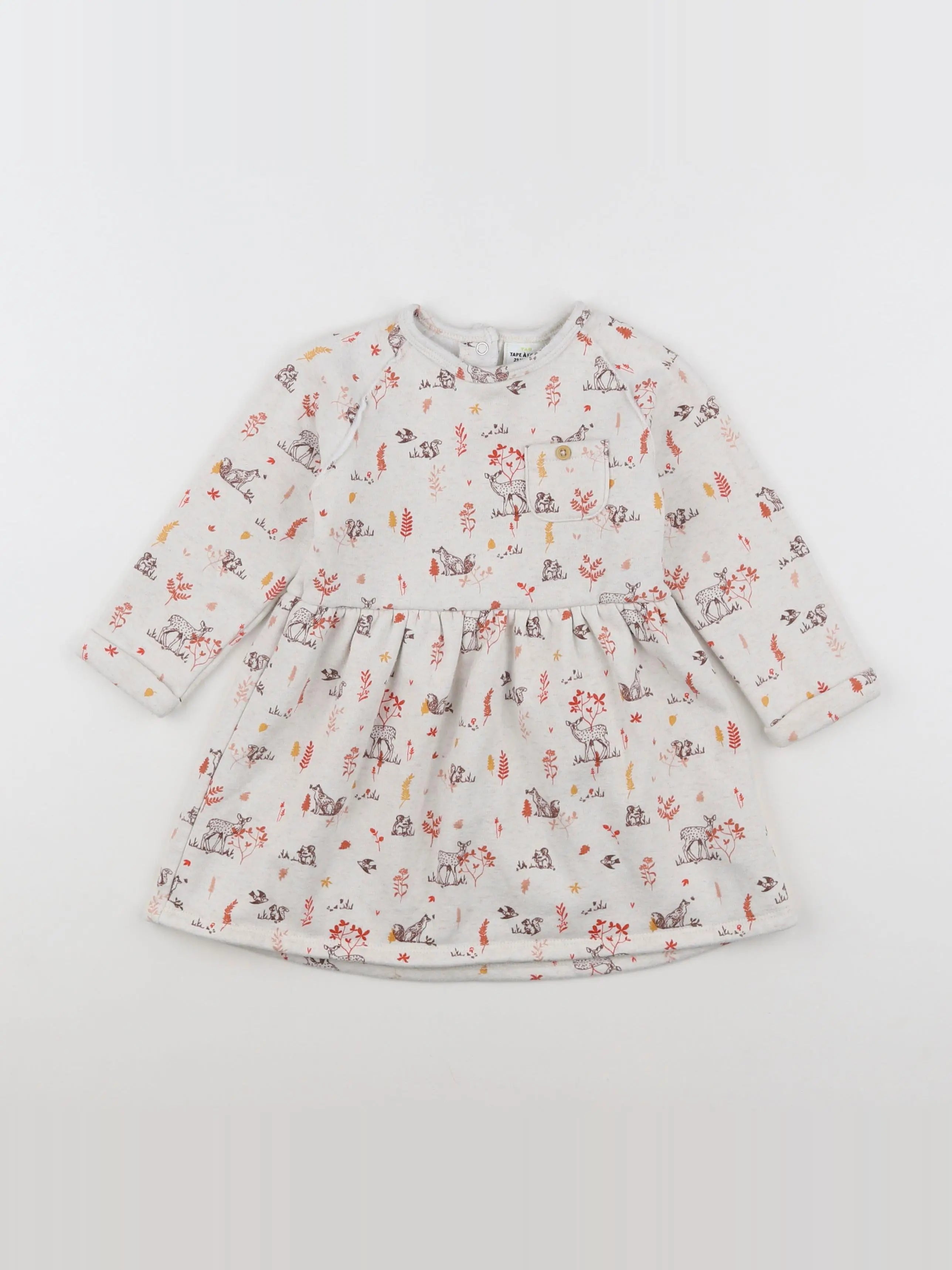 Tape à l'oeil - robe gris - 2 ans