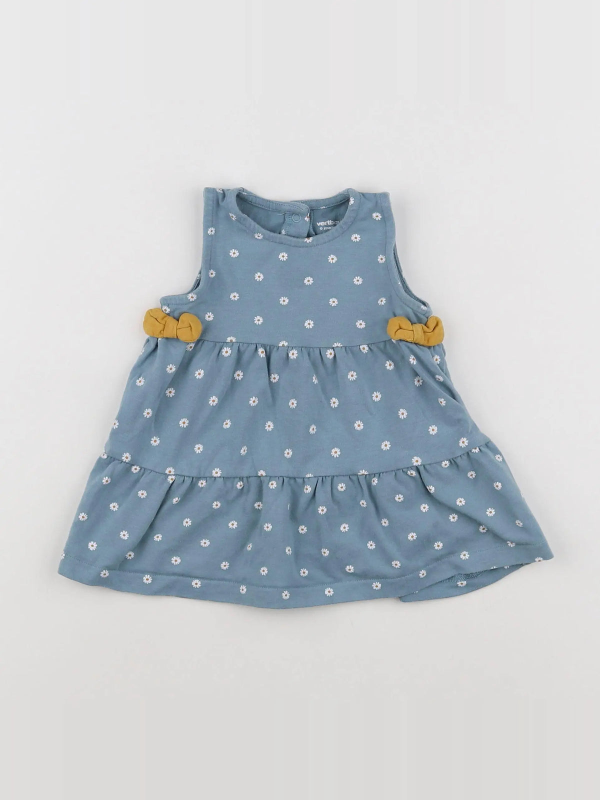 Vertbaudet - robe bleu - 9 mois