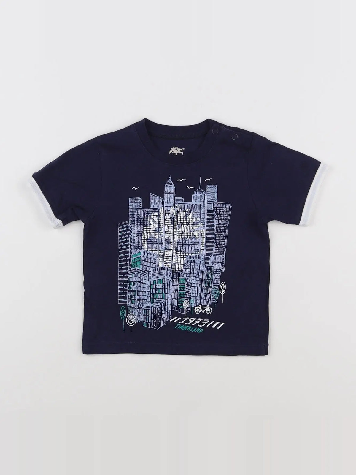 Timberland - tee-shirt bleu - 12 mois