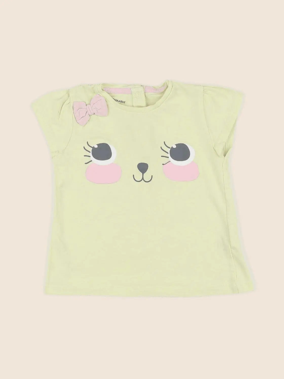 Vertbaudet - tee-shirt jaune - 18 mois
