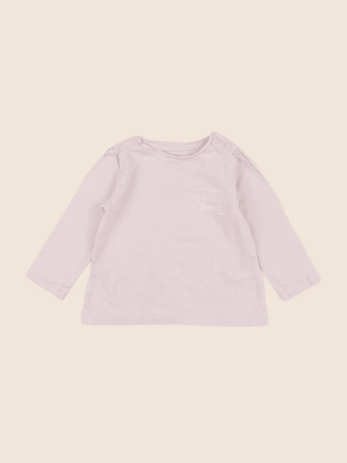 Vertbaudet - tee-shirt rose - 12 mois