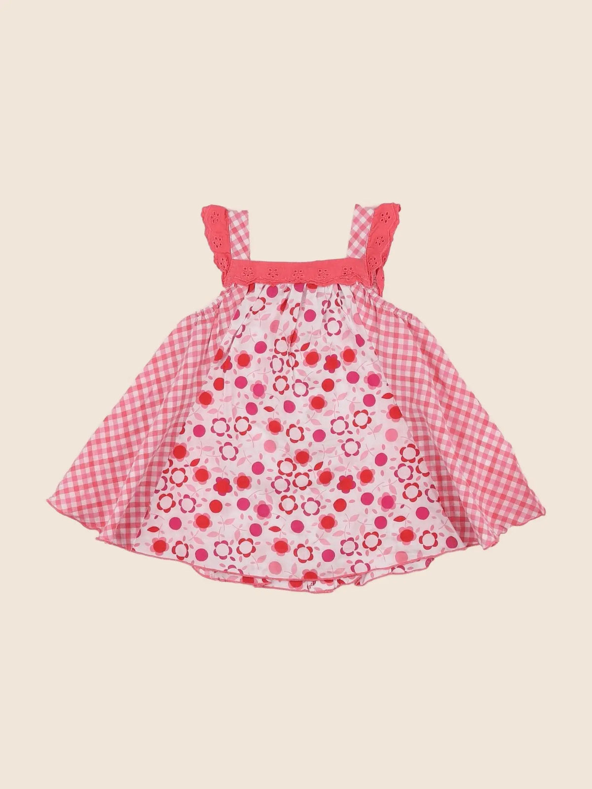 Vertbaudet - robe multicolore - 9 mois