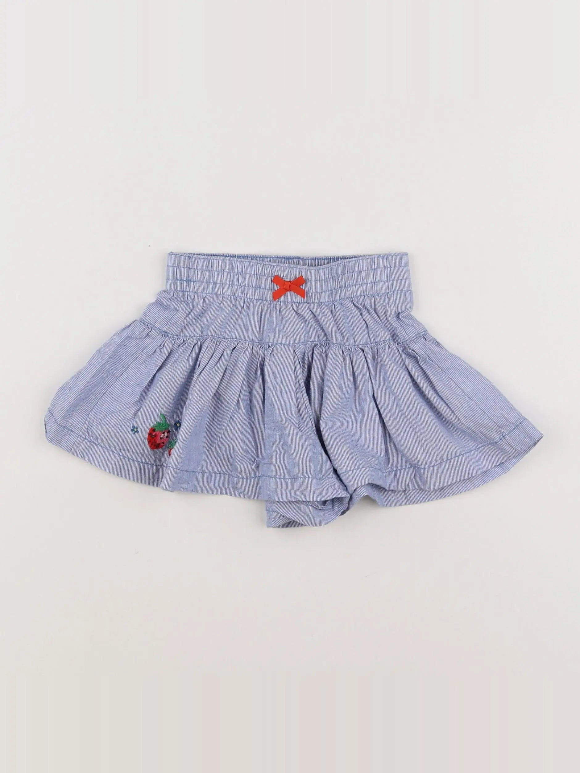 Catimini - jupe blanc, bleu - 6 mois
