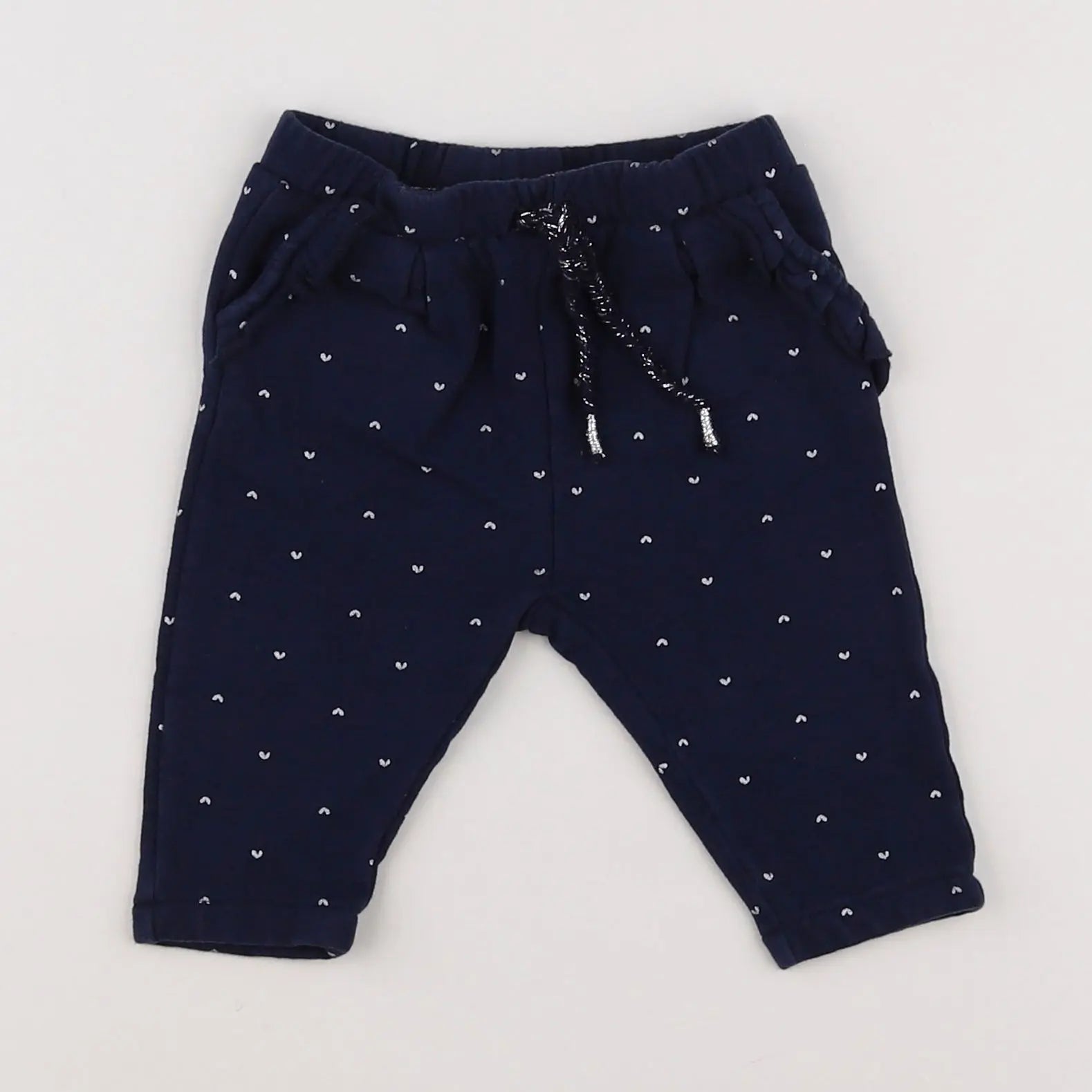 Vertbaudet - jogging bleu, blanc - 6 mois