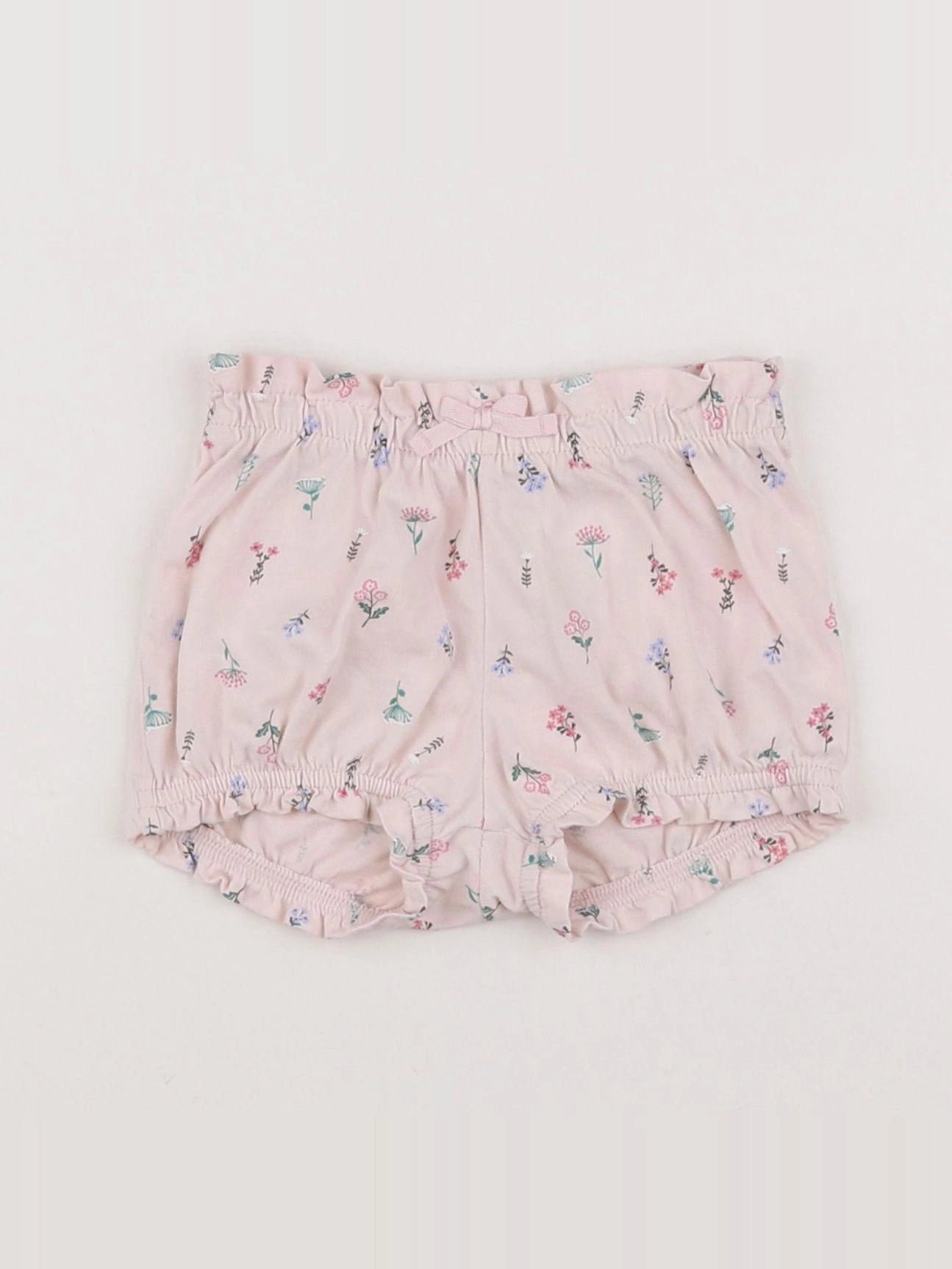 H&M - bloomer rose - 6/9 mois