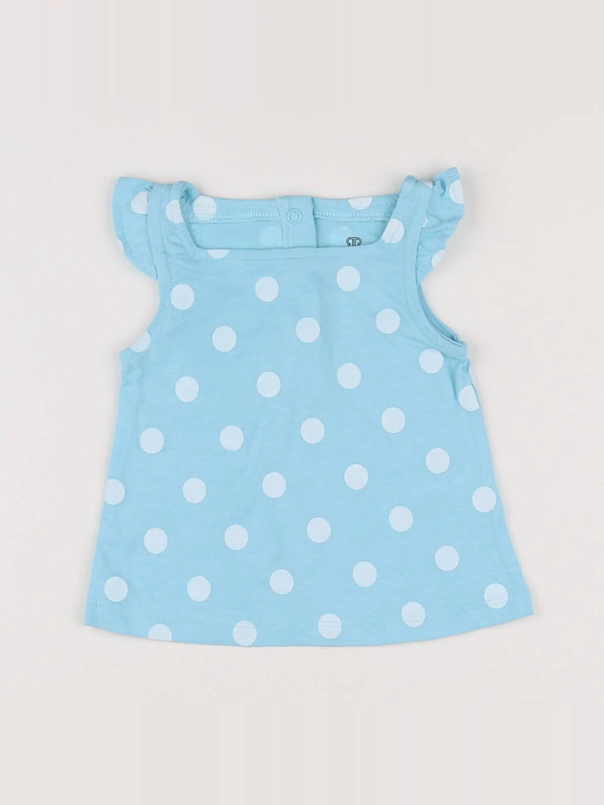 La Redoute - robe blanc, bleu - 3 mois