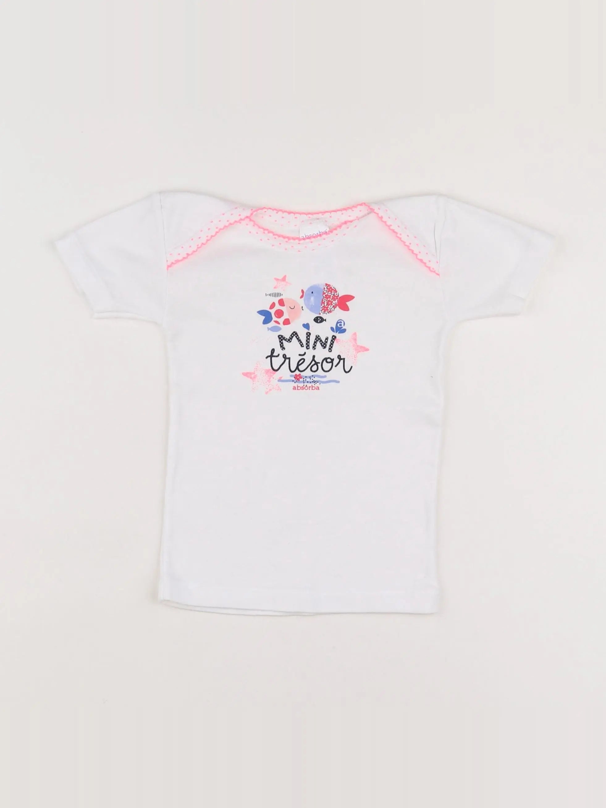 Absorba - maillot de corps blanc, multicolore - 18 mois