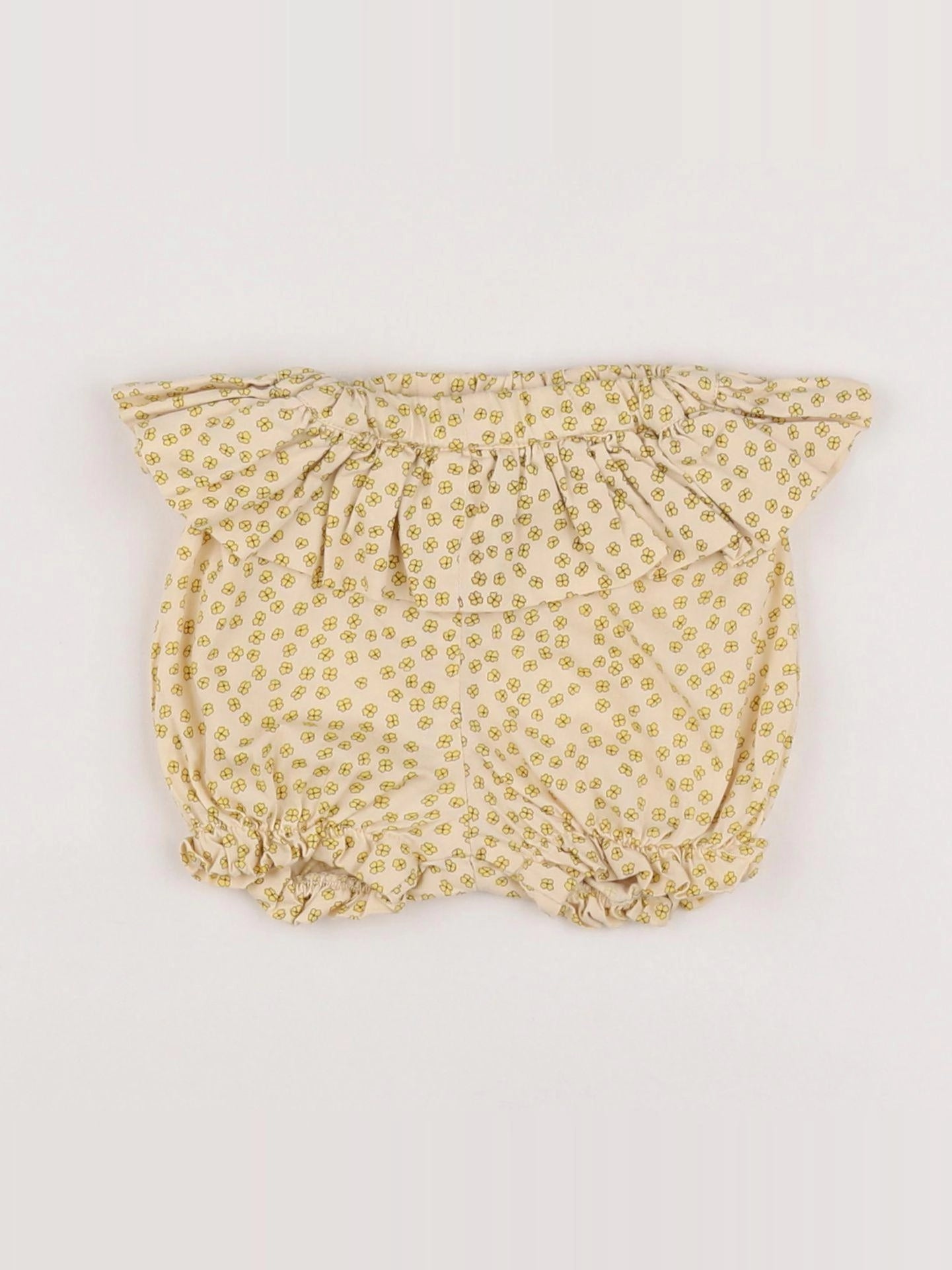 Konges slojd - bloomer blanc, jaune - 3 mois