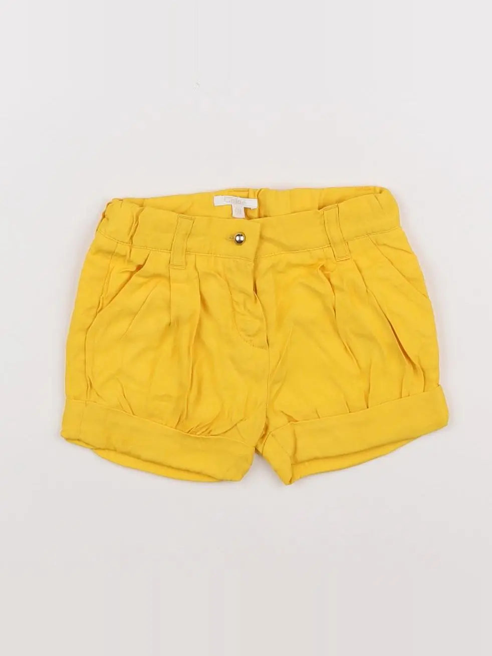 Chloé - short jaune - 6 mois