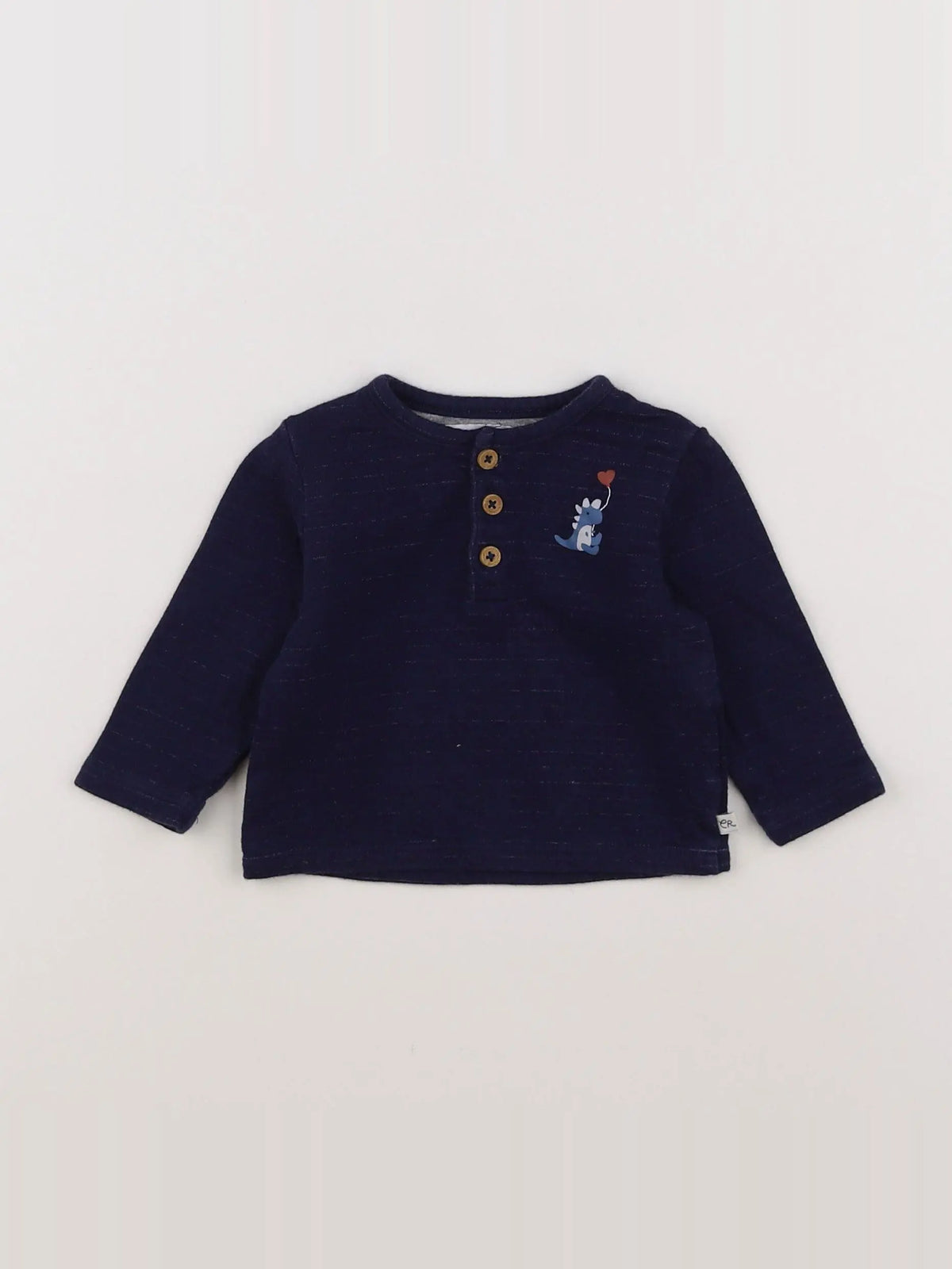 Cadet Rousselle - tee-shirt bleu - 3 mois