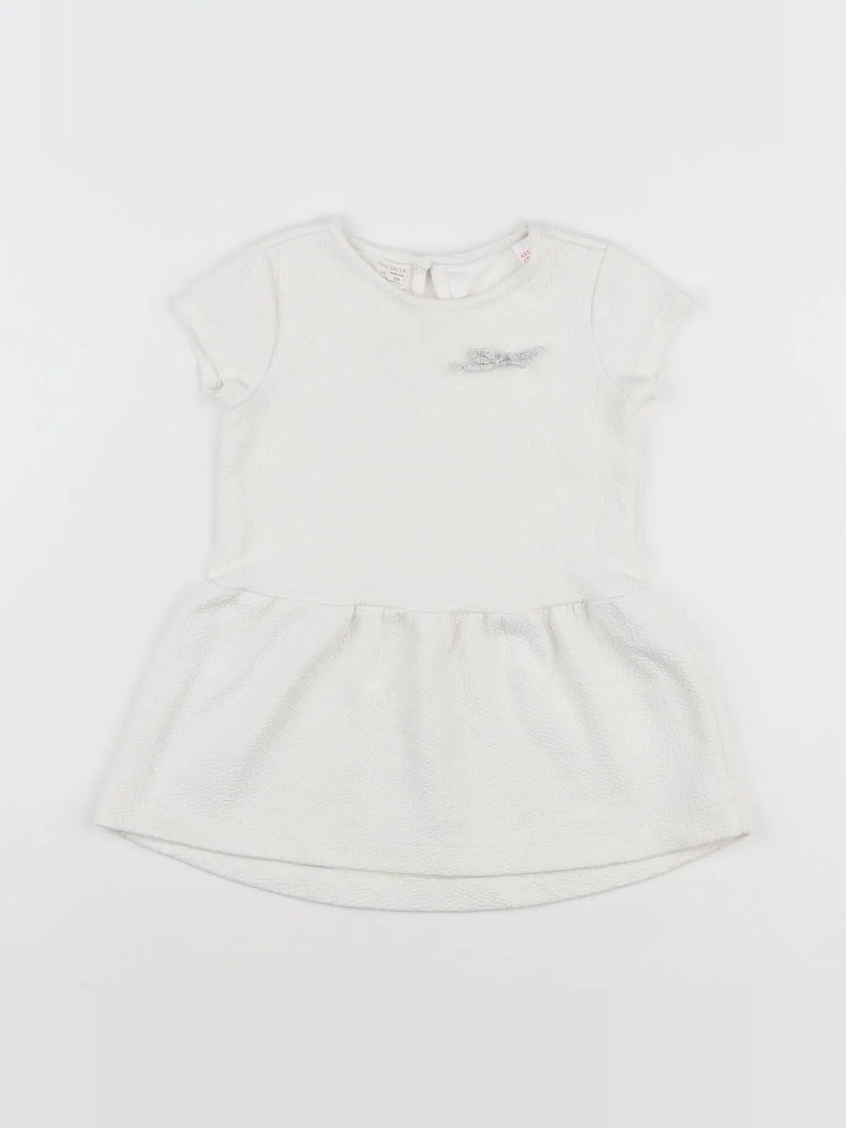 Zara - robe blanc - 12/18 mois