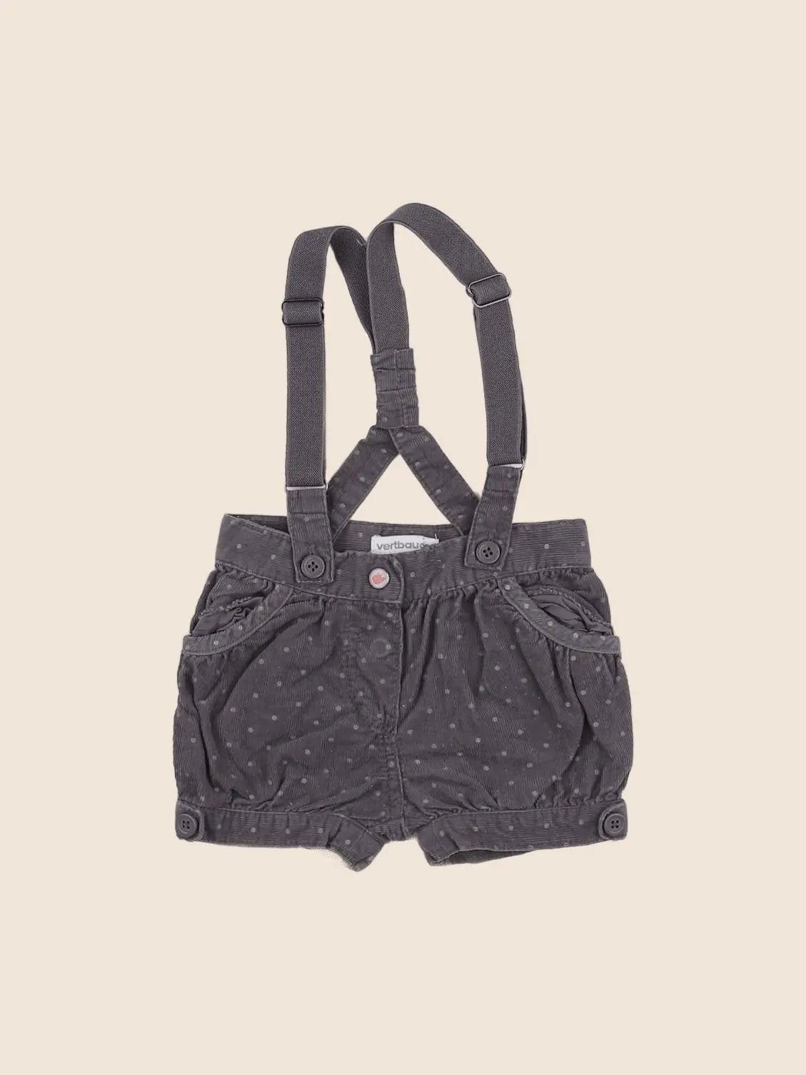 Vertbaudet - bloomer gris - 3 mois