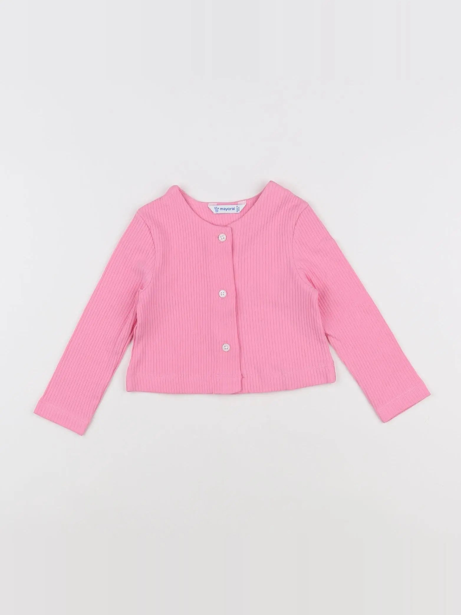 Mayoral - gilet rose - 12 mois