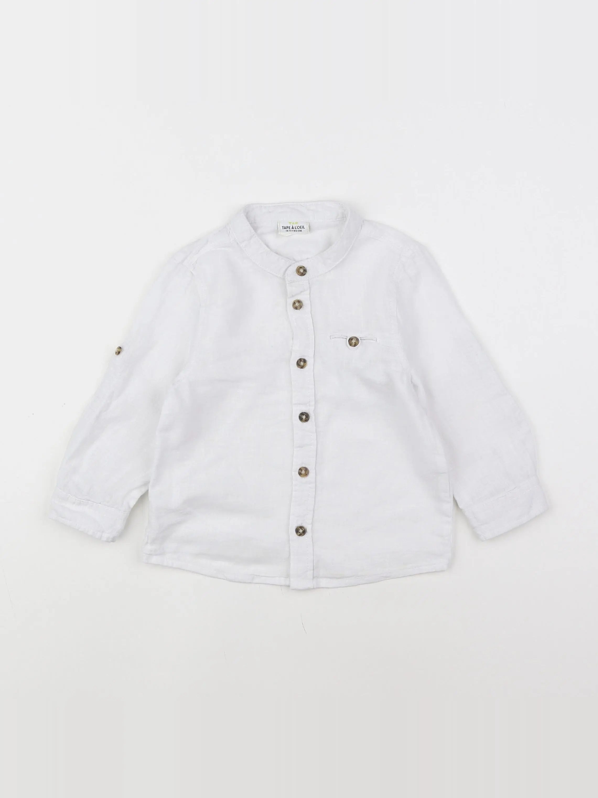 Tape à l'oeil - chemise blanc - 18 mois