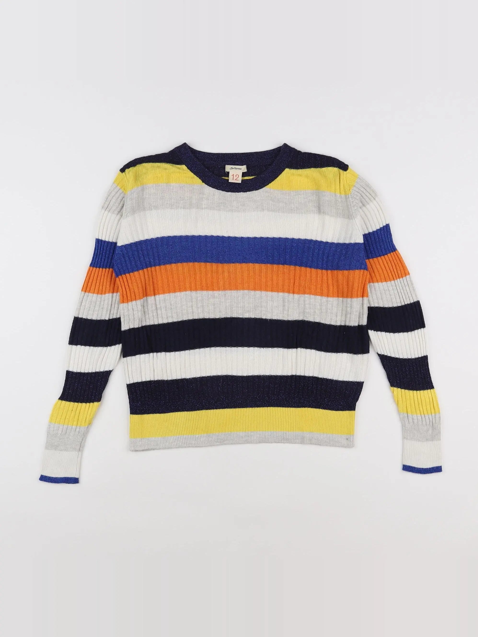 Bellerose - pull multicolore - 12 ans