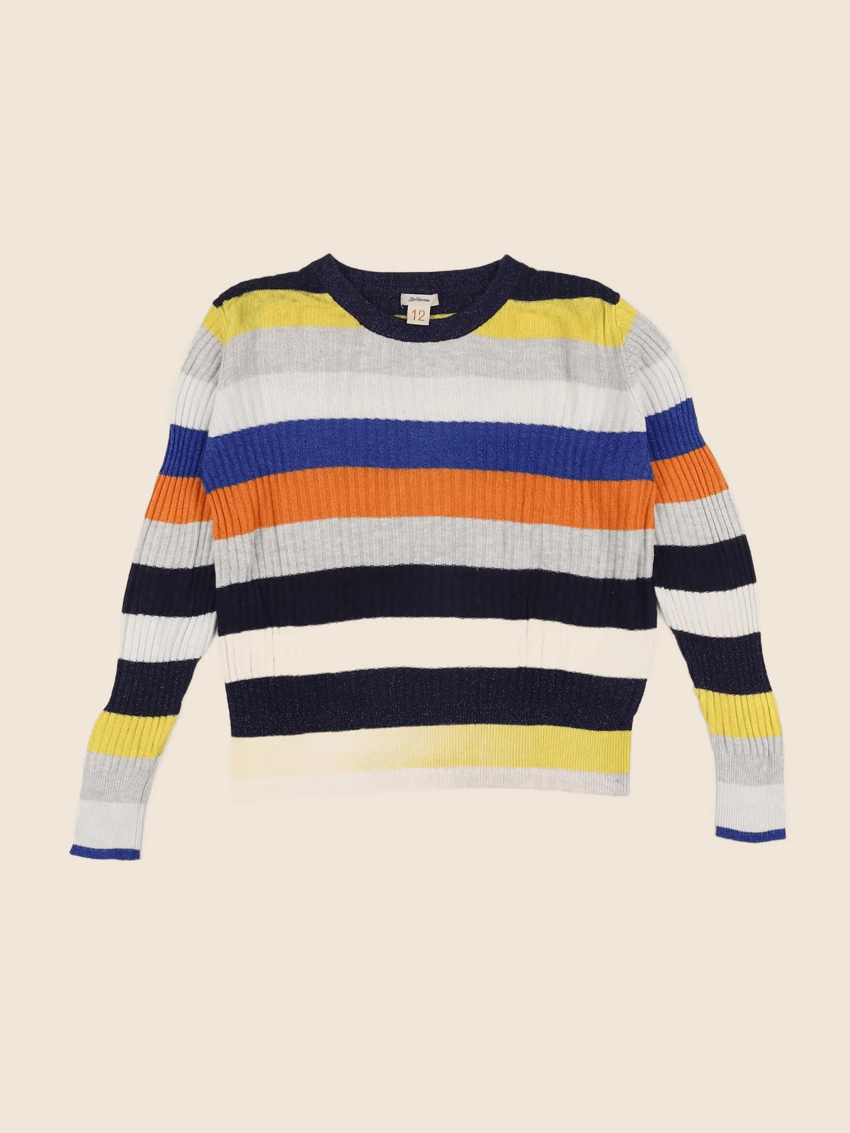 Bellerose - pull multicolore - 12 ans