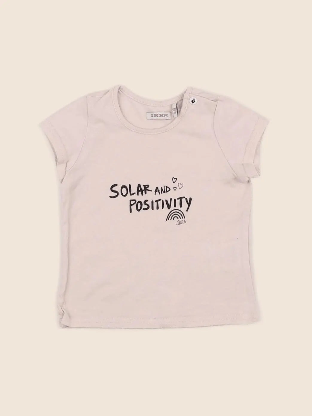 IKKS - tee-shirt rose - 12 mois