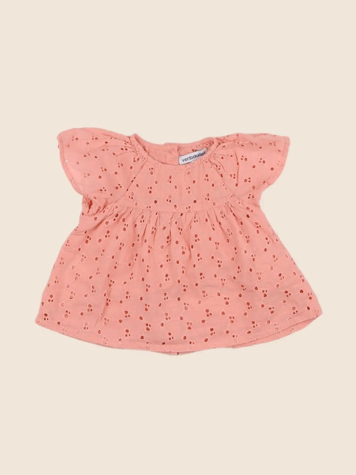 Vertbaudet - blouse rose - 9 mois