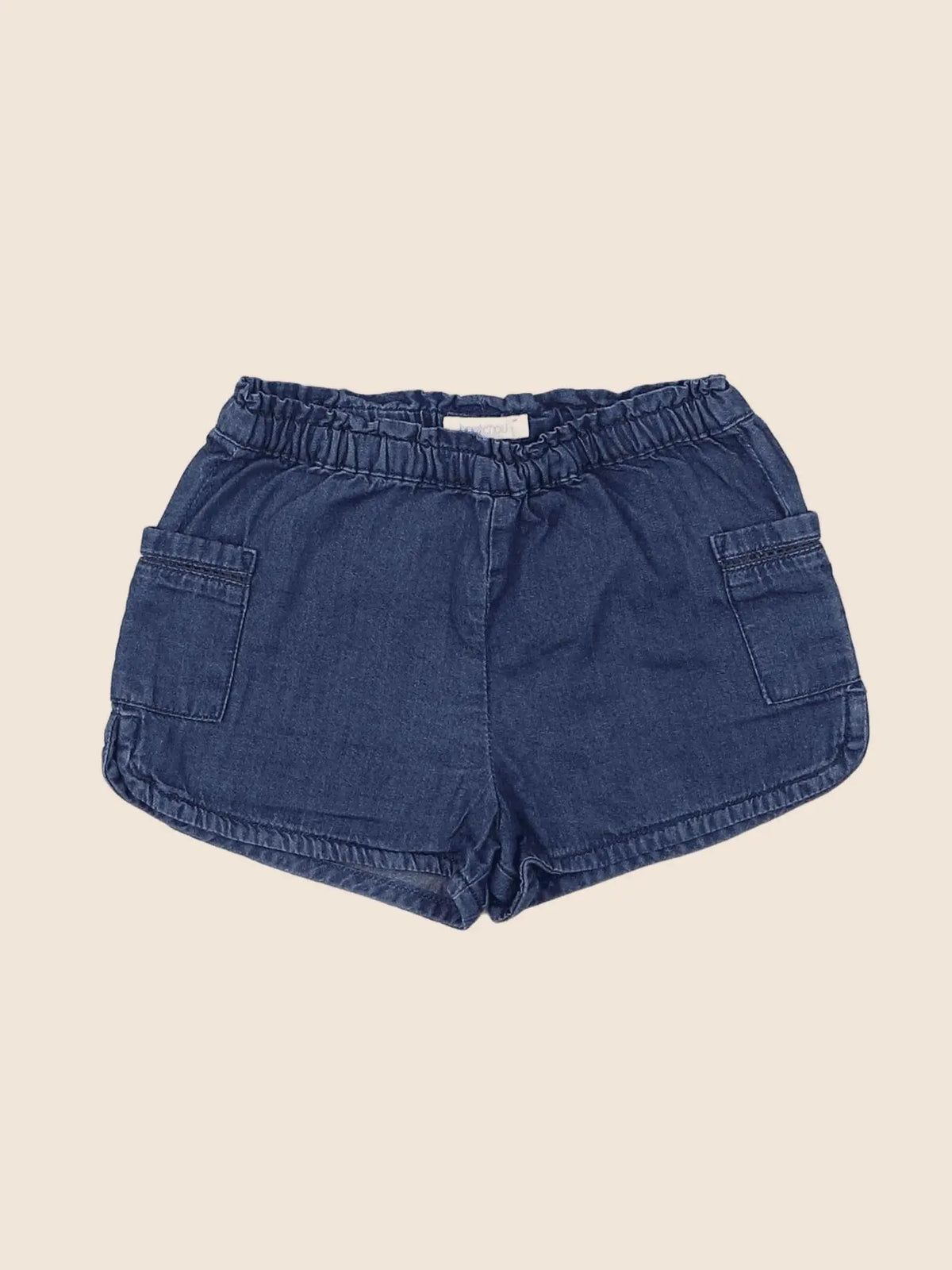 Boutchou - short bleu - 9 mois